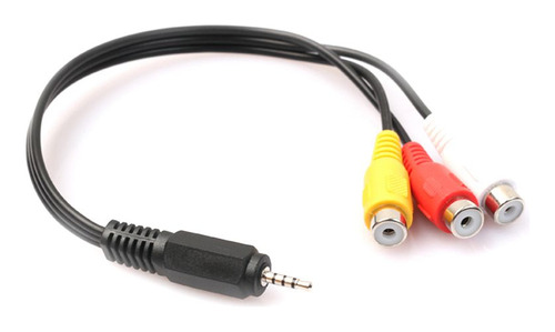 Cable De Audio Y Vídeo Estéreo J De 2,5 Mm Av Macho A 3rca H