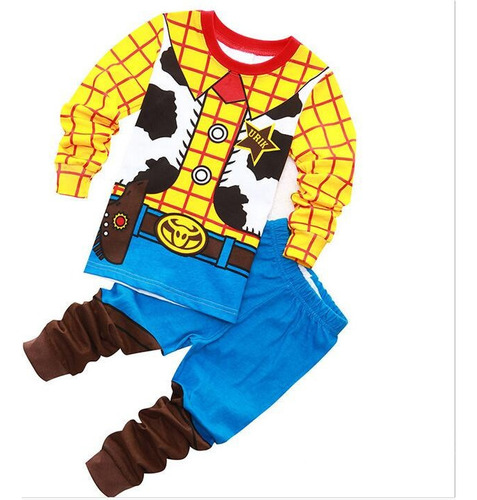 Conjunto De Pijama De Dormir De Vaquero Del Oeste For Niños