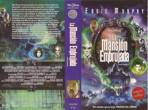 La Mansion Embrujada Vhs Eddie Murphy En Castellano