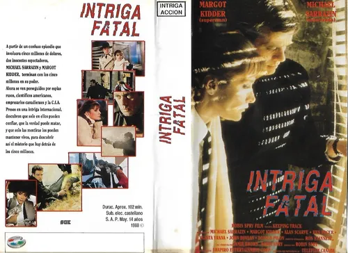 Intriga Fatal Vhs Margot Kidder Michael Sarrazin 1986 (Usado)