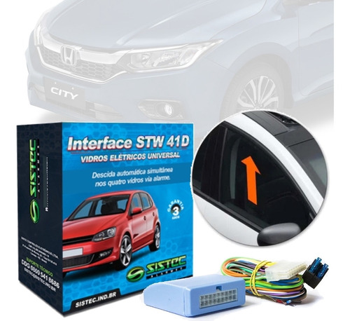 Modulo De Subida De Vidro Sistec 4 Portas Honda City 10..