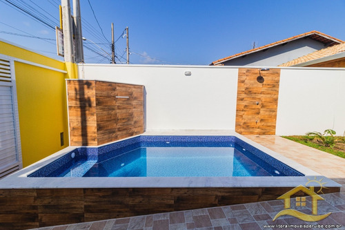 Imagem 5 de 19 de Casa - Térrea Com Piscina No Bairro Park D Aville, 1 Metros Da Praia, Peruíbe-sp - 4978