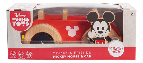 Just Play - Figura Y VehĂculo De Mickey Mouse De Disney Wood