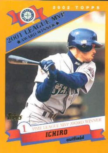 2002 Topps 716 Ichiro Suzuki Mvp - Seattle Mariners (ganador