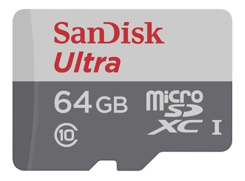 Imagem 1 de 2 de Cartão de memória SanDisk SDSQUNB-064G-GN3MA  Ultra 64GB
