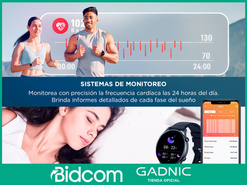 Reloj Inteligente Smartwatch Gadnic Ip68 Resistente Al Agua