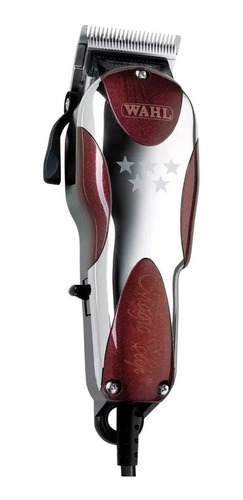 Cortadora de pelo Wahl Professional 5 Star Magic Clip 8451 plata y roja 220V