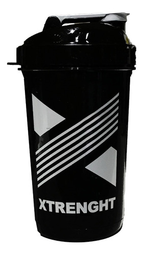 Imagen 1 de 6 de Xtrenght Shaker Vaso Mezclador De Proteínas Batidor A Rosca