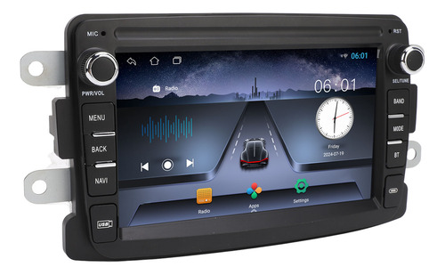 Rádio De Carro Com Tela De Toque Estéreo De 7 Polegadas Para