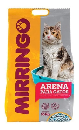 Arena Para Gatos Mirringo X 10 Kg