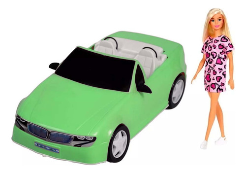Auto Convertible Con Muñeca Barbie Orig Mattel Palermo Znort