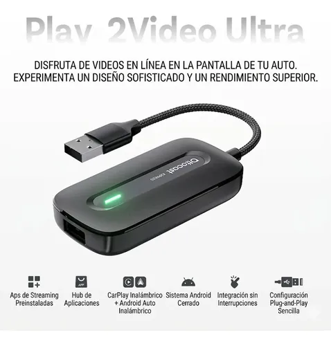 A Ottocast Play2 Ultra Ai Box Carplay Android Auto A