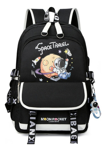 Mochila Astronauta Gran Capacidad + Carga Usb