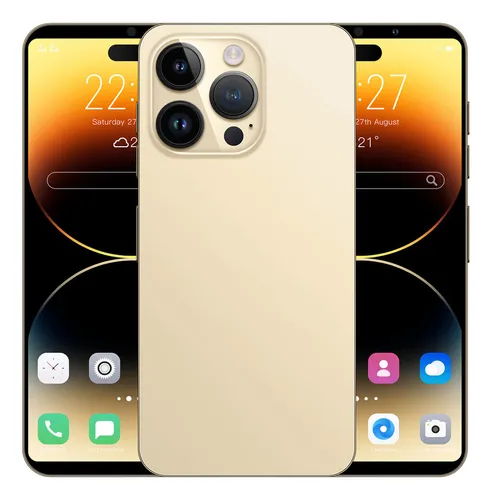 Smartphone Android Barato I14promax 6.7 12gb+512gb Negro D