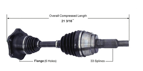 Flecha Homocinética Chevrolet Tahoe 2000-2006 V8 5.3