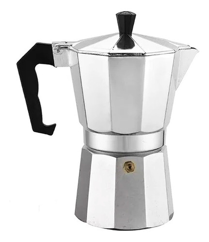 Cafeteira Italiana Moka 9 Xícaras Aluminio Café Expresso Cor Inox