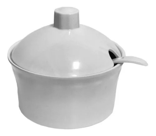 Imagen 2 de 4 de Set X6 Azucarera Quesera Melamina Con Tapa Y Cuchara