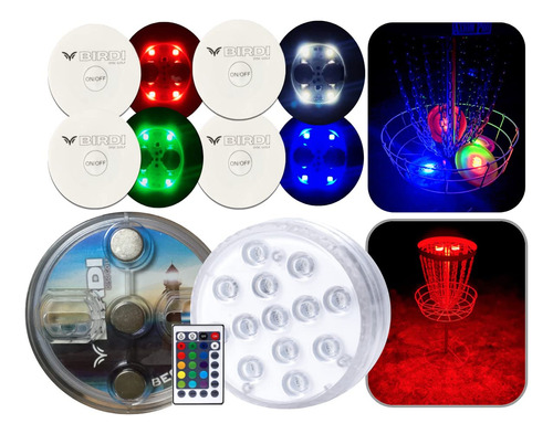 Juego De Luces De Golf De Disco, Luces Led Magneticas, Con C