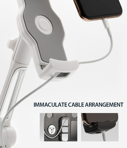 Imagen 4 de 10 de Soporte iPad Tablet Celu Iron Ringke Giratorio 360° Premium