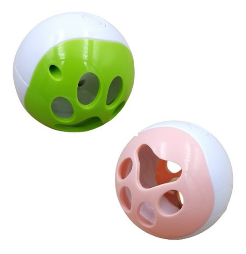 Brinquedo Gato Bola Interativa Funny Música E Led Cor Verde