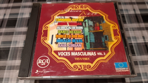 Coleccion 78 Rpm - Voces Masculinas Vol 3 - Cd - Edmundo Riv