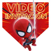 Comprar Invitacion Digital Hombre Araña En Video Invitación 