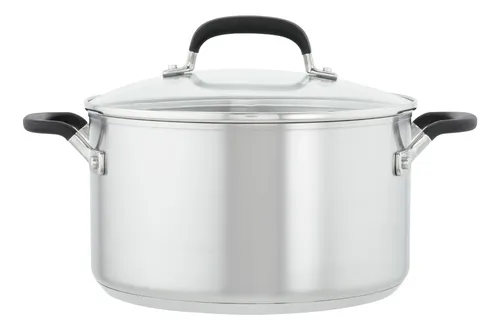 Batería de Cocina KitchenAid 71017 10 Piezas Acero Inoxidabl Color Acero Inoxidable
