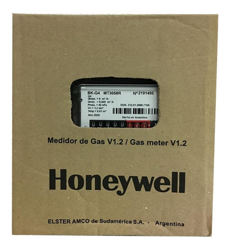 Medidor De Gas Mca. Elster Amco Mod. Bk - G4