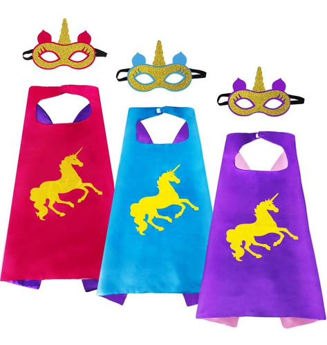 Disfraz De Unicornio Para Nias, Capas Y Mscaras De Superhroe