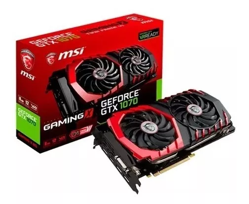 Placa De Video Nvidia Msi Geforce 10 Series Gtx 1070 8gb