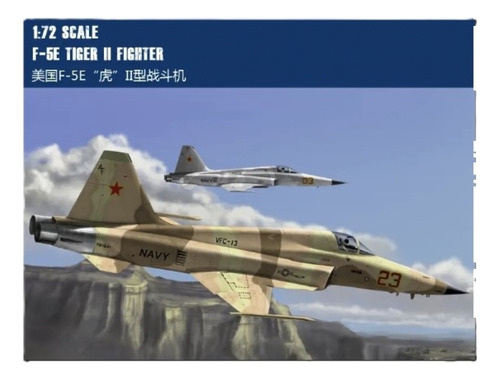 Avião F-5e Tiger Ii Fighter, Hobby Boss 1:72 Plastimodelismo