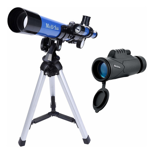 Maxusee Telescopio Infantil De 15.748 X 1.575 in Con Buscado