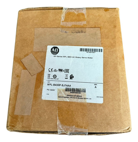 Allen Bradley Mpl-b430p-sj74aa Rotary Servo Motor