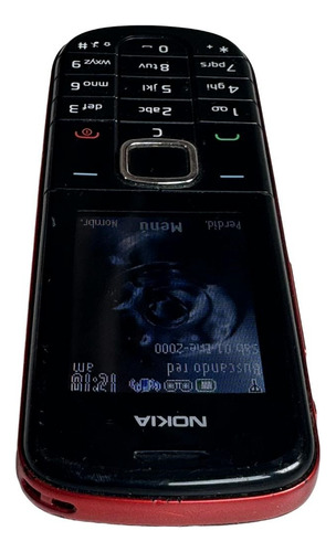 Celular Nokia 1006 Unefon Negro Con Rojo 8 Mb (Usado)