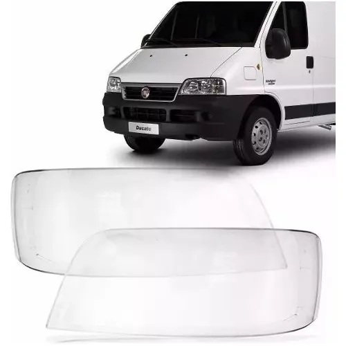 comprar Par De Pantalla Lente Acrílico Faros Fiat Ducato Todas
