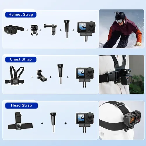 Cámara De Acción Dji Osmo Action 4 Con Kit De Accesorios De