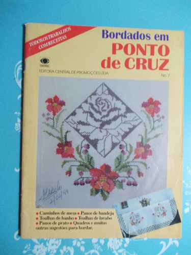 Bordados Em Ponto De Cruz. Todos Trabalhos Com Receitas 