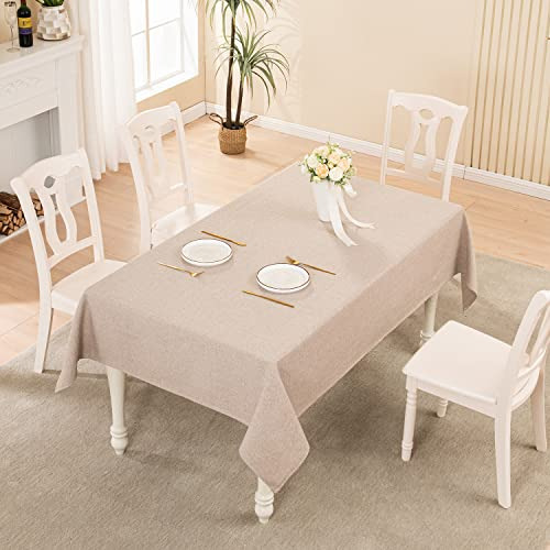 Mantel Rectangular Pesado, Lavable Y Antiarrugas