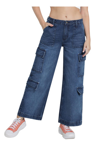 Jeans Mujer Lee Wide Leg 441