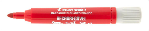 Caneta Quadro Branco Recarregável Vermelho Wbm-7 Pilot