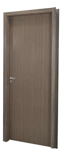 Kit Porta De Madeira Lisa 215x94cm Com Batente De Mdf Ultra