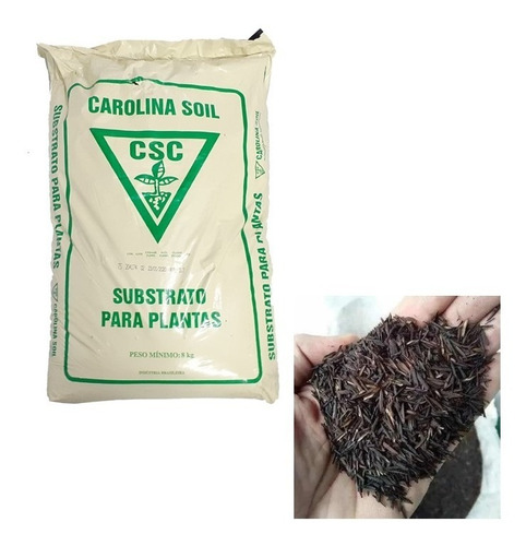 Carolina Soil Padrão Substrato (1saco) + Casca De Arroz 4kgs