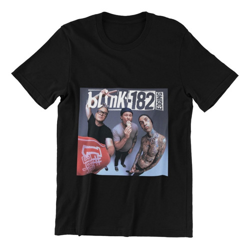 Polera Unisex Blink 182 Lollapalooza 2023 Ending Estampado