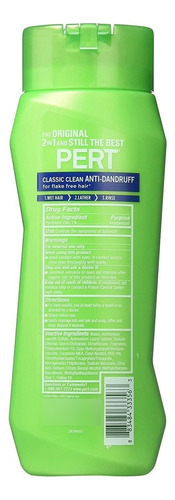 Pert Plus 2 En 1 ChampĂș Acondicionador Control De Caspa 13.
