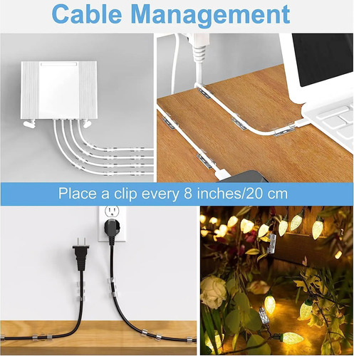 Guia Para Cable Adhesiva-para Cable De Hasta 6mm De Sección Transparente
