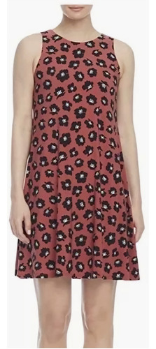 Vestido Floral Camisero Corte A Anne Klein Mujer Tall L - Xl