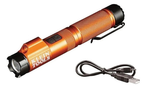Linterna Lampara Laser Enfoque Recargable 56040 Klein Tools Color de la linterna Naranja Color de la luz Blanco