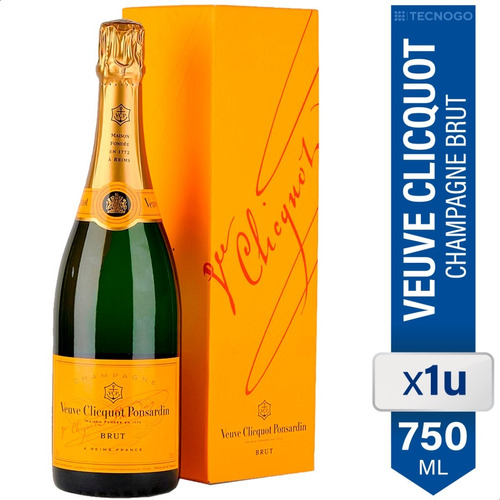 Champaña Champagne Veuve Clicquot Brut 750ml Yellow Label