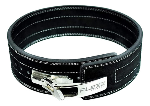 Flexz Fitness Lever Weight Lifting Leather Belt - 10mm Power