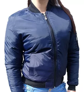 Chaqueta Chamarra Piloto Bomber Impermeable Dama 6 Colores